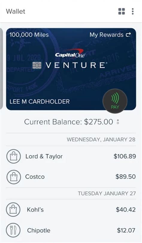 capital one contactless wallet